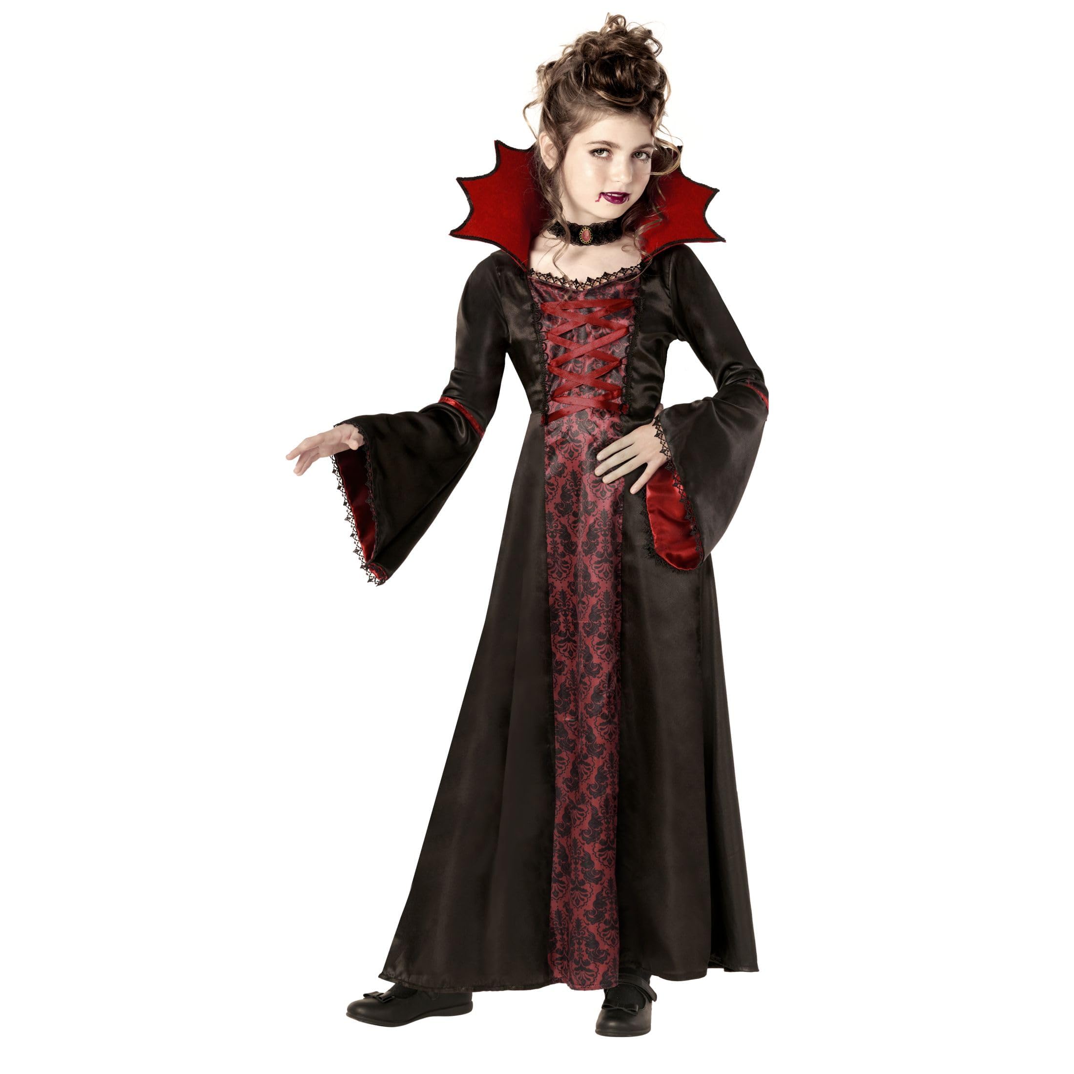 Morph Disfraz Vampiresa Niña, Traje Vampiresa Niña, Disfraz Vampiro Niña, Disfraz Vampira Niña, Disfraz Niña Halloween Vampiresa, Disfraces Vampiresa, Disfraz Halloween Niña Vampira