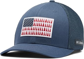Columbia Unisex PFG Fish Flag Mesh Ball Cap