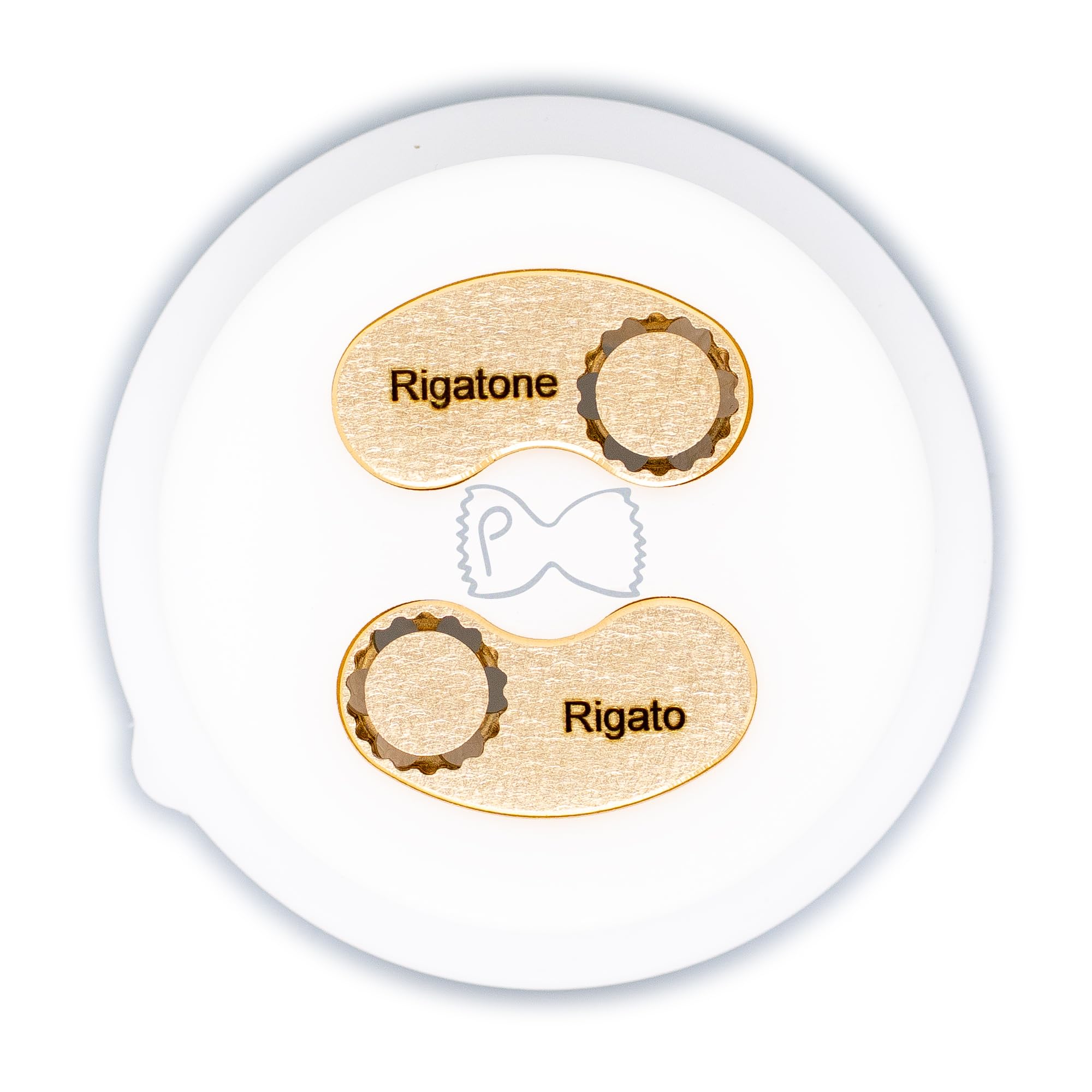 Pastidea - Trafila in bronzo e POM Rigatone Rigato compatibile con Philips Pasta Maker Avance e Serie 7000