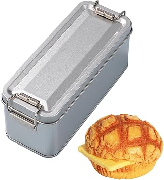 Rectangle Tinplate Storage Box, Metal Cookie Tins | Dustproof Cookie Snack Jars with Lid for, Tea, Coffee, Chocolate