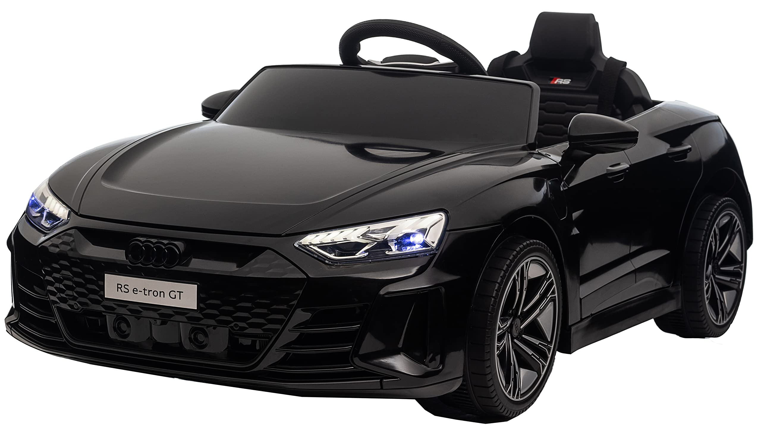 Kids New Audi Licensed Audi RS e-tron GT Roadster 12V Battery / Electric Ride on Car Black, EPICRSETRONGTBLACK