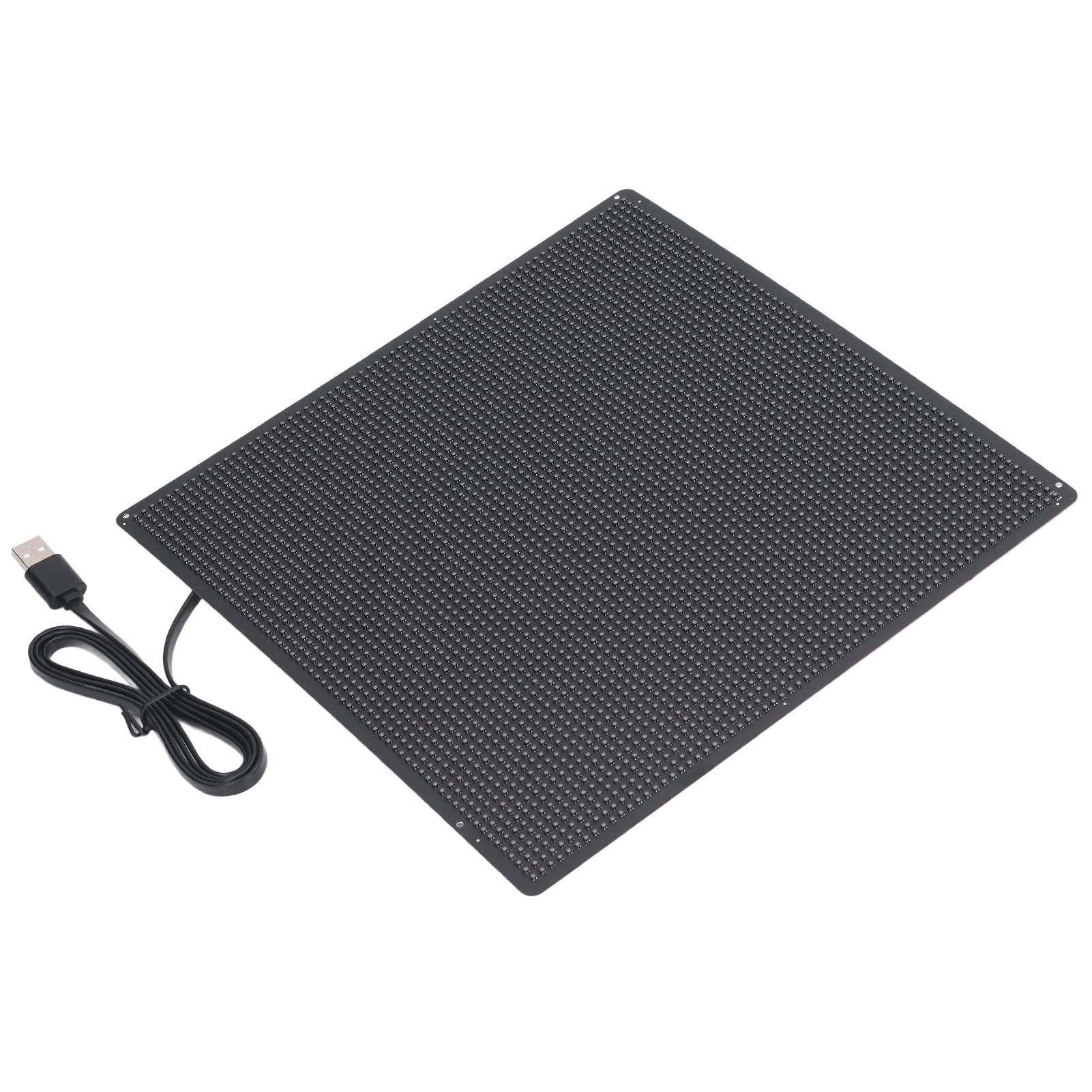 Haofy Znak Reklamowy LED Programowalny Panel Przewijania Rozdzielczość 64x64 dla Niestandardowego Wyświetlacza Jasny, Pełnokolorowy Ekran LED dla Sklepu Biznesowego Biuro 9,8 "x 9,8"