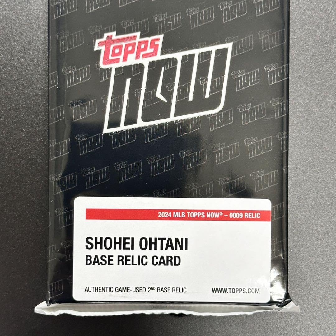 99枚限定 Topps Now 大谷翔平 ダブルヘッダー ベースレリック Amazon.co.jp: 完全 Topps Now 大谷翔平 ベース レリック カード