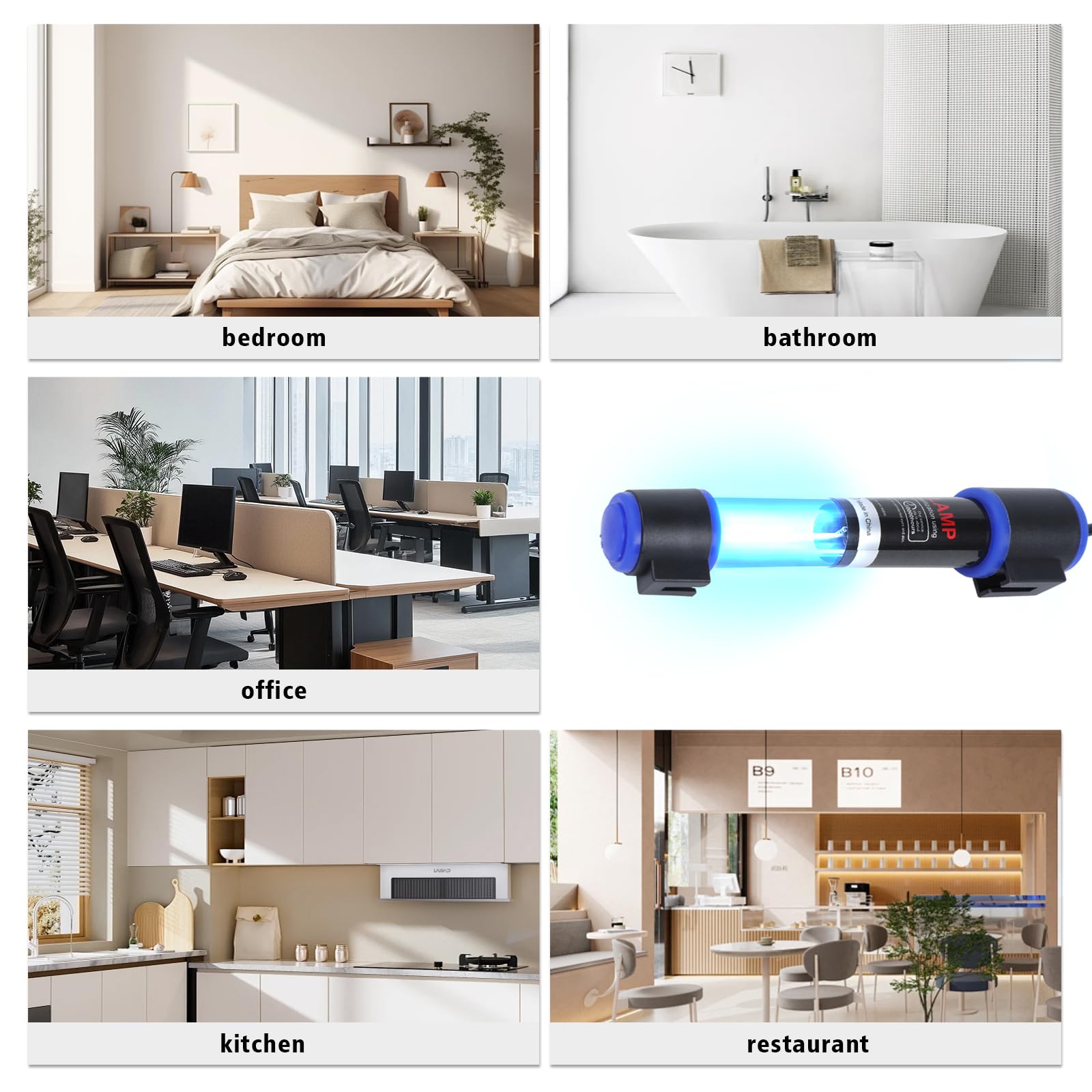 UV-C Aquarium Clean Light with Timer, Mini 3W 5W 7W 9W 11W Submersible Algae Clean Light Water Green Clean Fish Tank Water Clean Lamp for Sump Pond Filter Tank (9W Timer) - image 5