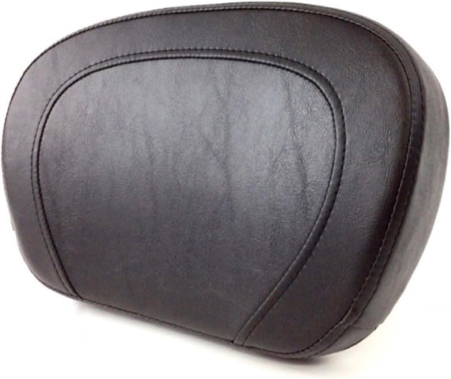Sissy Bar Backrest Passenger Pad with Top Stitch Oval Pattern for 1994-2020 Harley Touring like Street Glide Road King HD Sissybar Uprights 54247 09A 52627 09 Back Rest Cushion ref 52924-98B