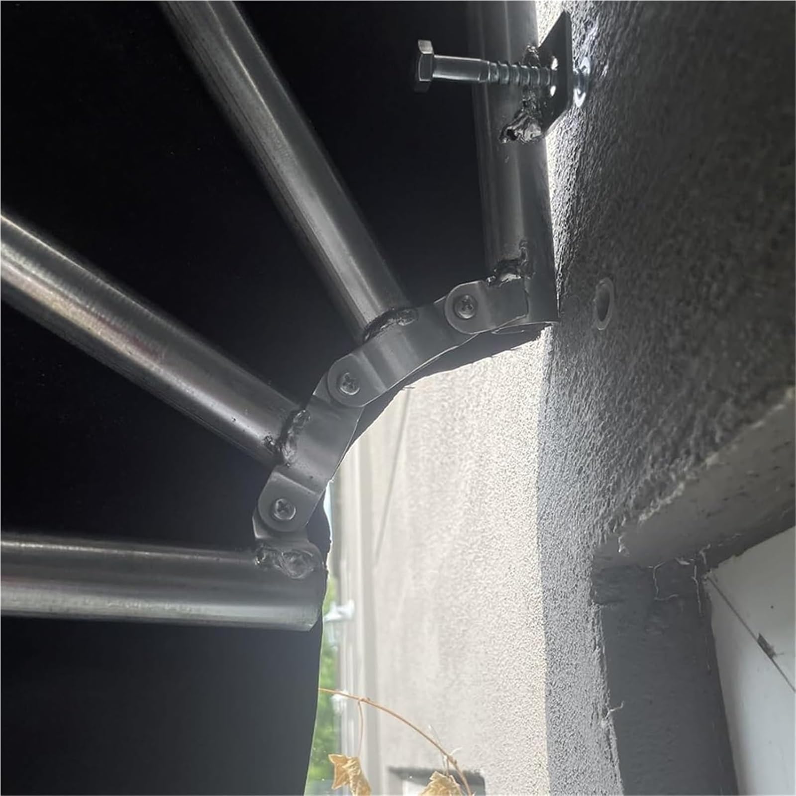 Store banne Auvent courbé français Rouge, dôme en Toile Pliable avec Cadre en Aluminium, idéal for Les cafés et Restaurants, 1 m de L auvent(0.8m)