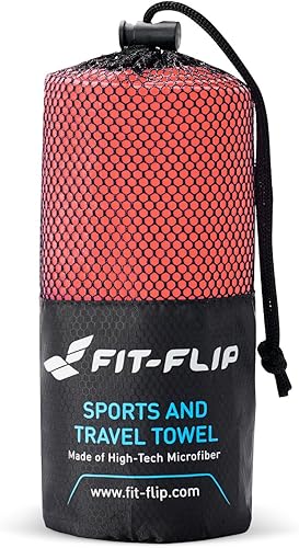 Miniatura 3 de Fit-Flip - Toalla de viaje, toalla de microfibra compacta y ultrasuave para campamento, toalla de secado rápido, superabsorbente y ligera para