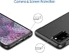 JETech Thin Case for Samsung Galaxy S20 5G (2020) Thin Mobile Phone Case with Shock Absorption and Carbon Fiber Design (Black)