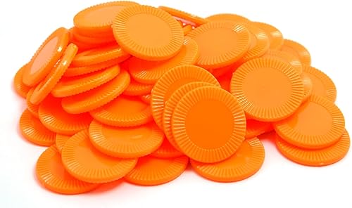 Miniatura 4 de Smartdealspro 64pcs 1.260 in1.26 pulgadas plástico opaco aprendizaje contadores discos mini fichas de póquer fichas de juego con caja de