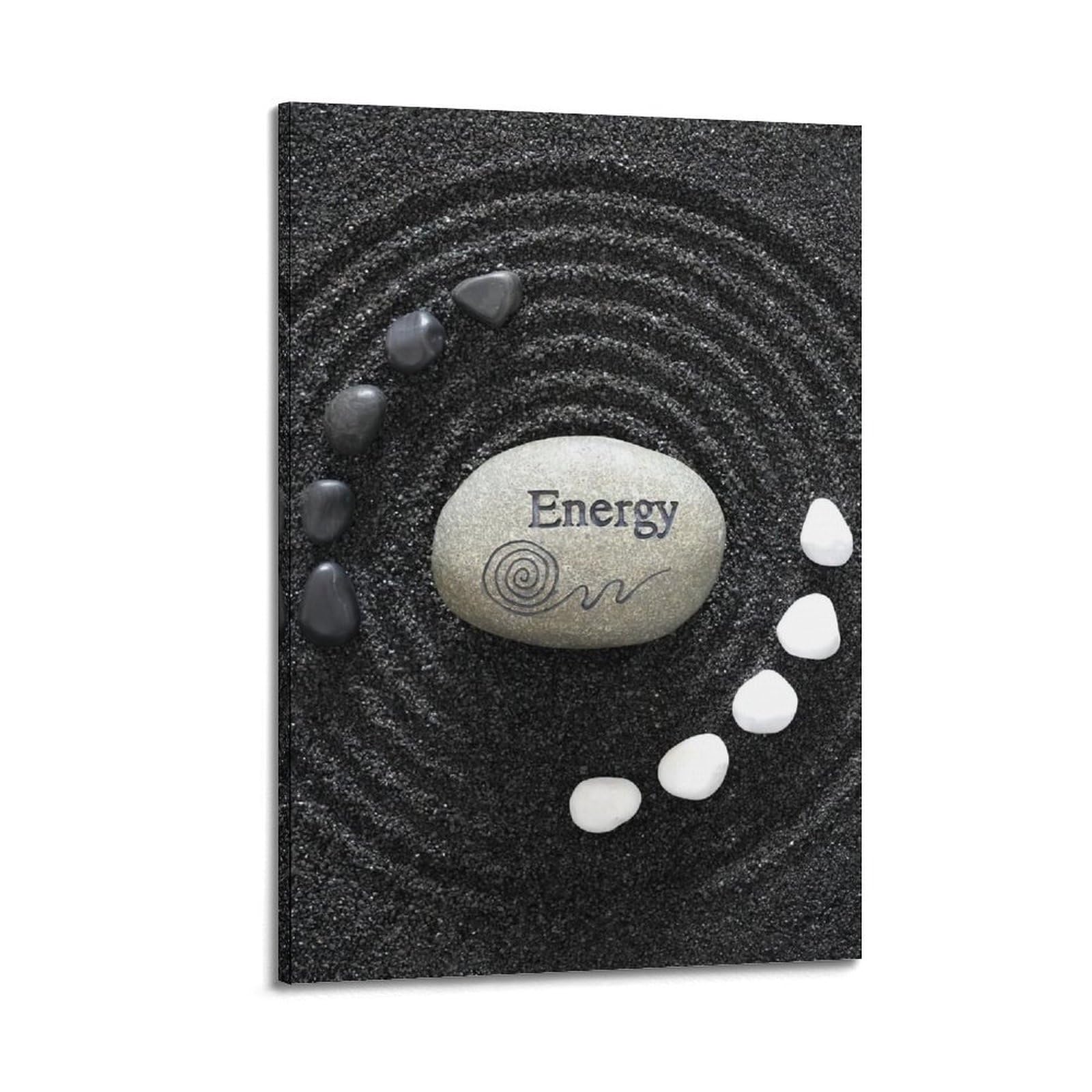 CPGLJD Zen Stones Poster Yoga Meditation Tai Chi Stone Harmony Poster Decorative Painting Canvas Wall Posters And Art Picture Print Modern Family Bedroom Decor Posters 20x30inch(50x75cm)