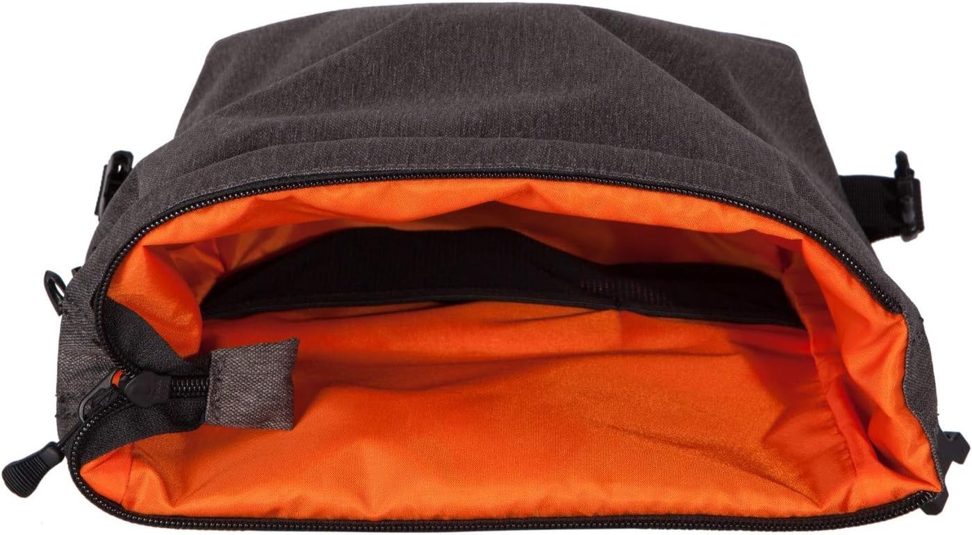 Two Wheel Gear - Dayliner Mini Roll Top Handlebar Bag (3 L) - Water Resistant with Shoulder Strap and Reflective Detail, Commuter Sling Messenger