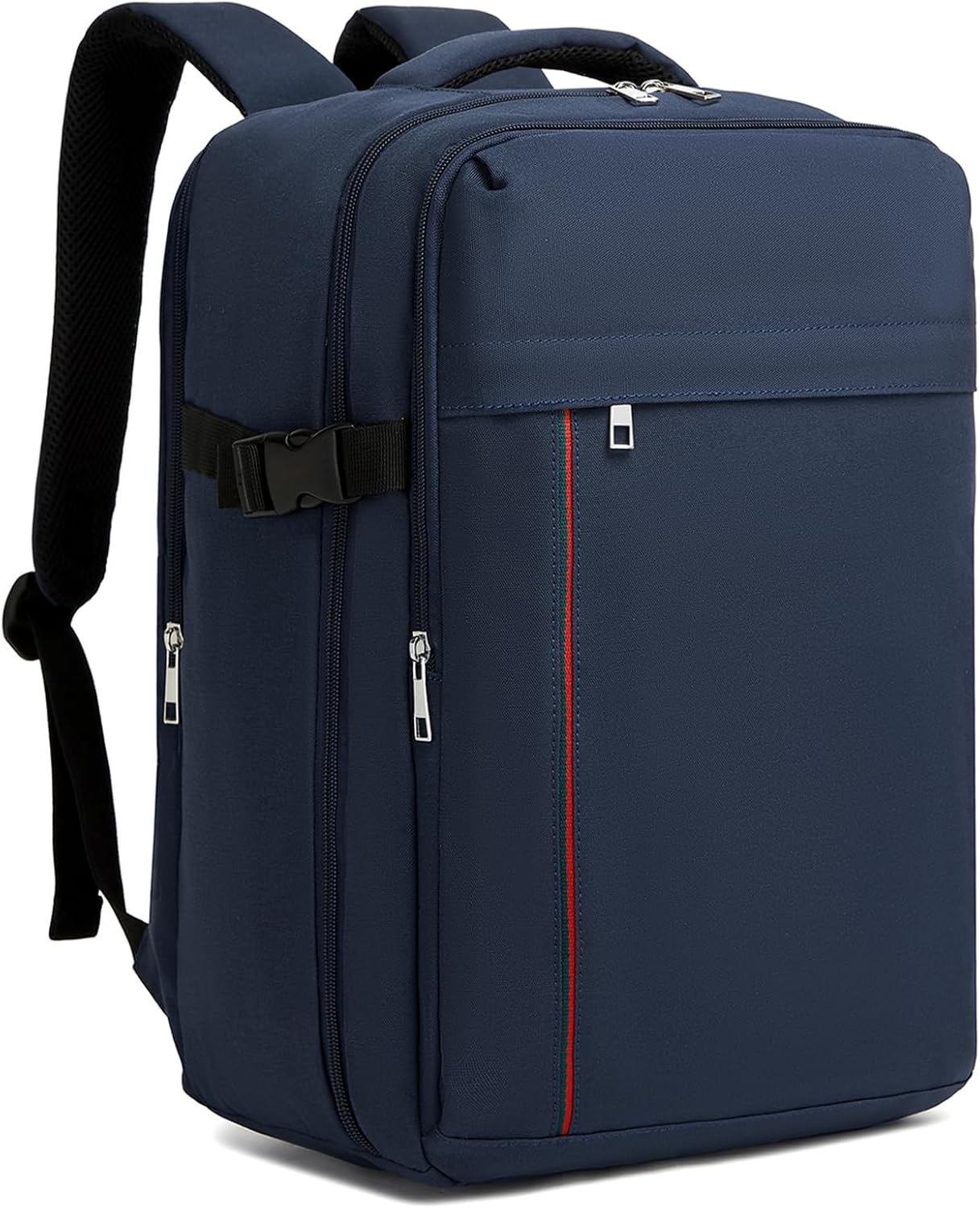 Kono Mochila de mano 40x20x25 Bolsa de mano Viaje en avión 20L, mochila para laptop de 15.6 pulgadas, para hombres y mujeres, Azul marino, 20 l