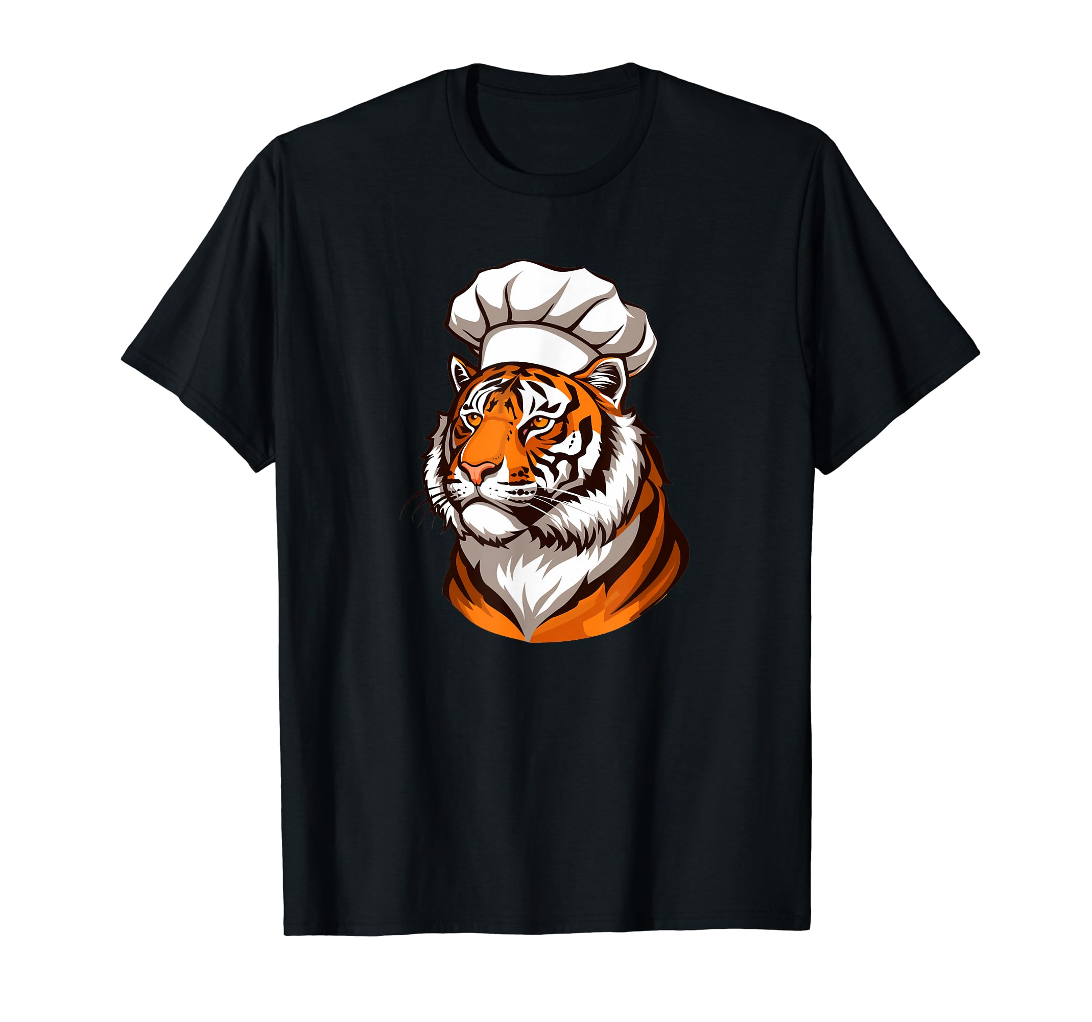 Chef Tiger - Cute Tiger In A Chef's Hat Tiger Chef T-Shirt