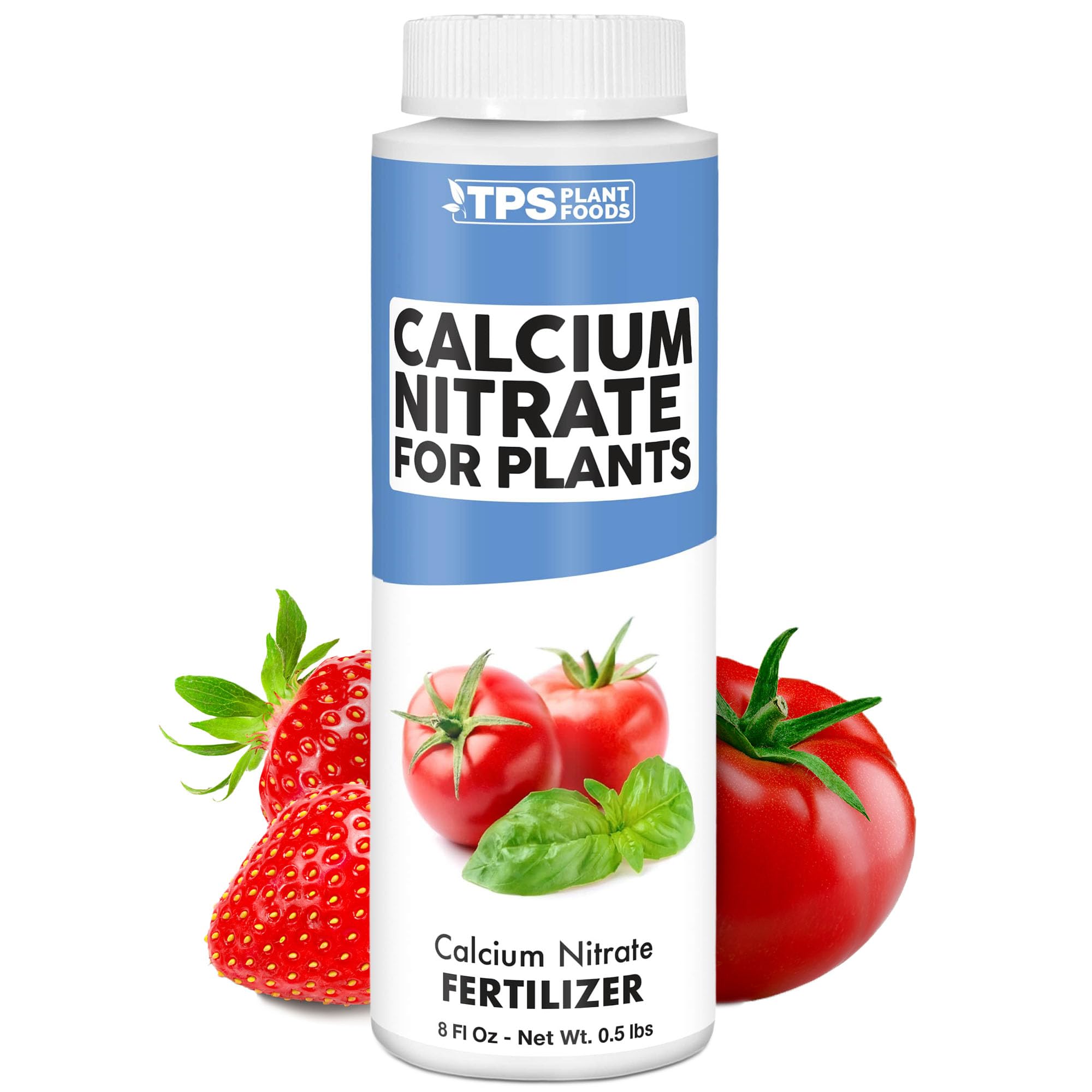Calcium Nitrate Fertilizer, Promotes Healthy Growth for All Plants and Prevents Blossom End Rot, 8 oz (250mL)