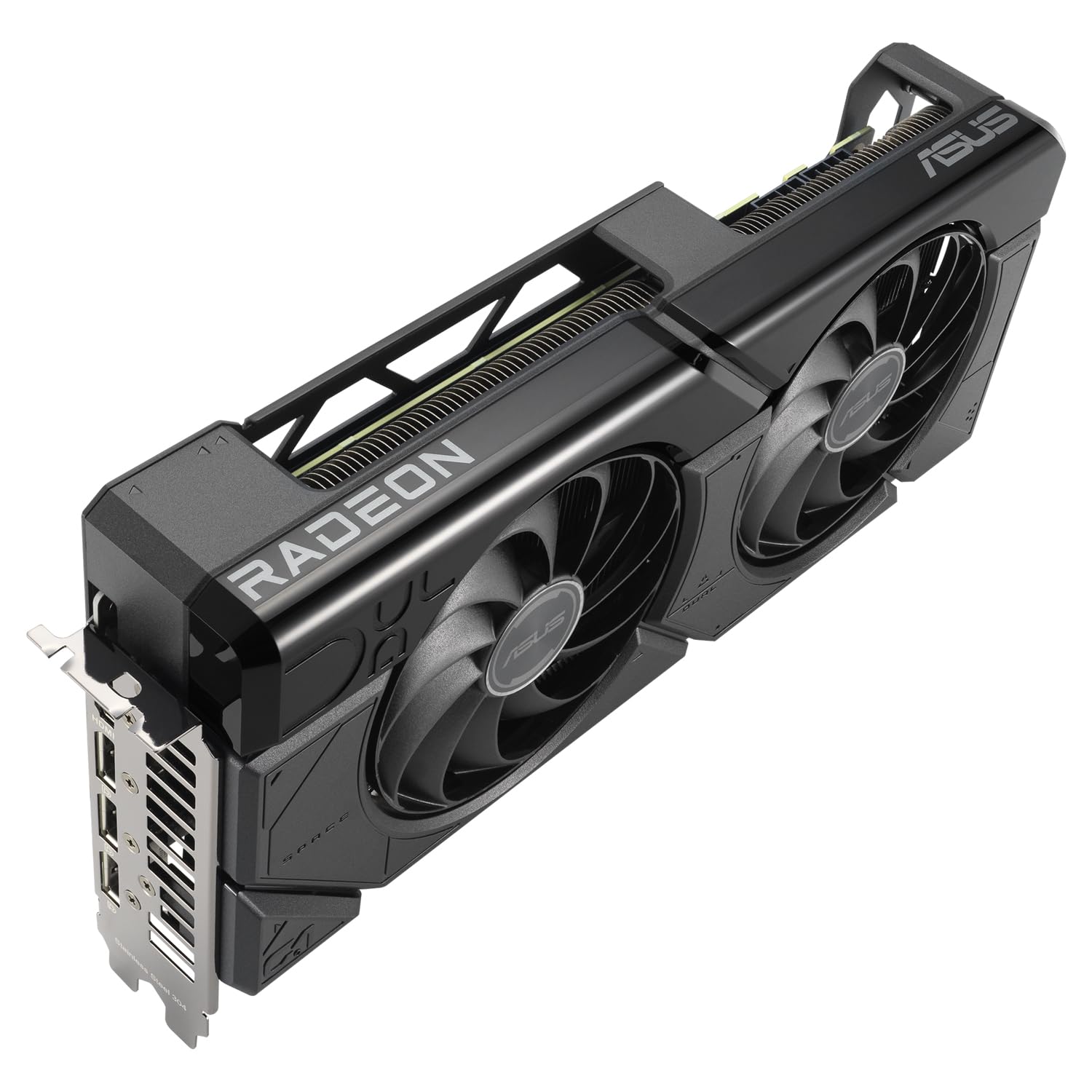 ASUS Dual Radeon RX 7700 XT OC Edition 12GB GDDR6 Gaming Grafikkarte (AMD Radeon RX7700XT, PCIe 4.0, 1x HDMI 2.1, 3X DisplayPort 2.1, DUAL-RX7700XT-O12G, schwarz)