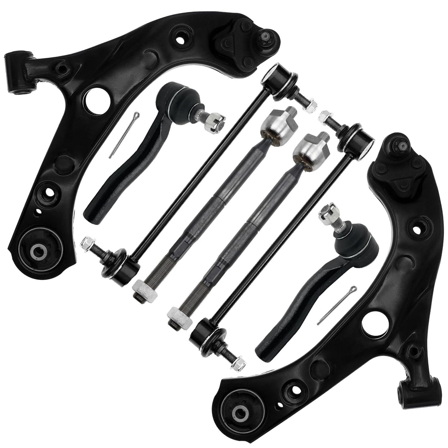 Detroit Axle - 8pc Front End Replacement Kit for 2020-2025 Toyota Corolla