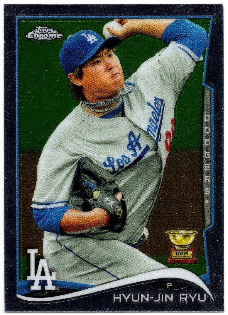 Amazon.com: Hyun-Jin Ryu Topps Allstar Rookie Card - 2014 Topps
