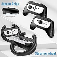 Vista 5 de Switch OLED Accessories Bundle for Nintendo Switch OLED Upgraded 2023 HSTOP, 27 In 1 Accessories Gift for Christmas with OLED Protective Case, OLED