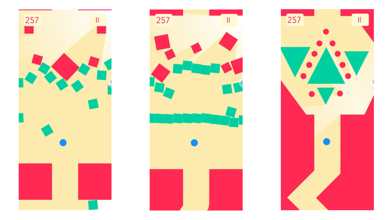 Ball drop ball path color lines puzzle.Geometry Ball line.Line