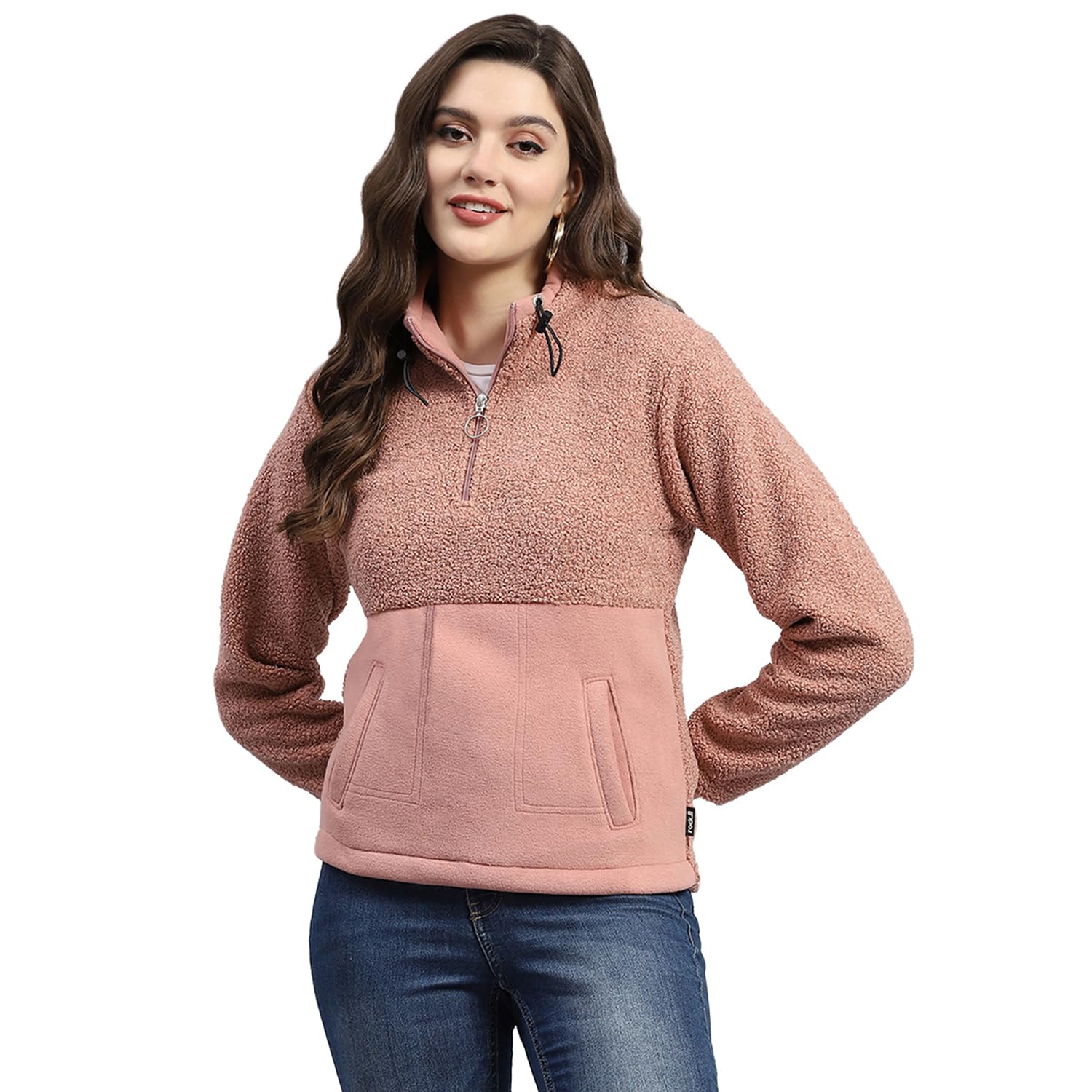 rock.it Rockit from House of Monte Carlo Womens Grey Solid Turtle Neck Full Sleeve Sweatshirt (2240102619)-picture-10