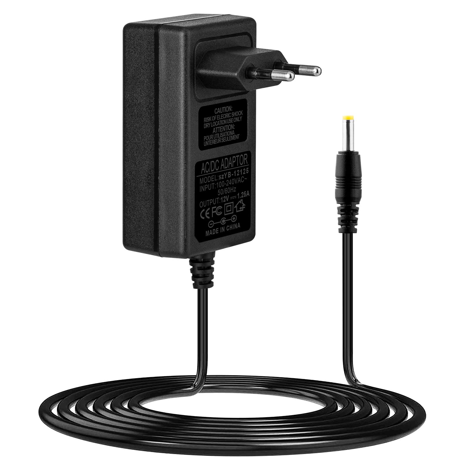 Fuente de alimentación de 15 W para Amazon Echo Dot (3rd 4th 5th Gen), Echo Show 5 (1st 2nd Gen), Echo Spot, Echo Dot 3rd, Fire TV Cube y Mor