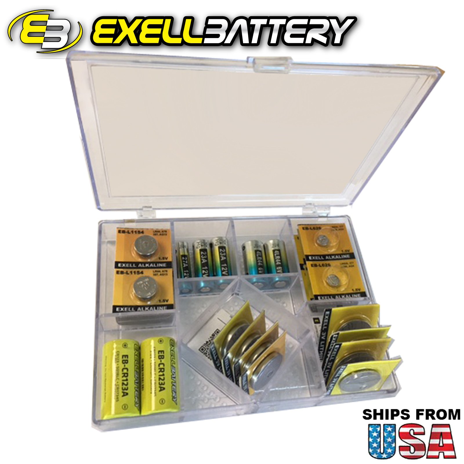 Exell Battery28pc Essentials Kit (Best & Most Popular Small Battery Assortment)