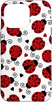Vista 20 de Carcasa para iPhone 17 de mariquitas y corazones