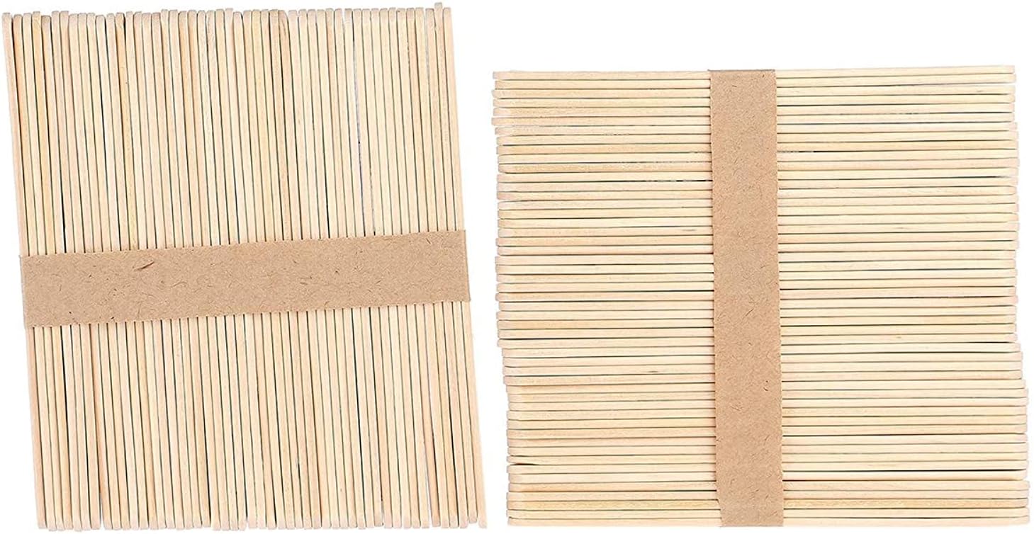 Wooden Wax Spatula (Beige, Small)