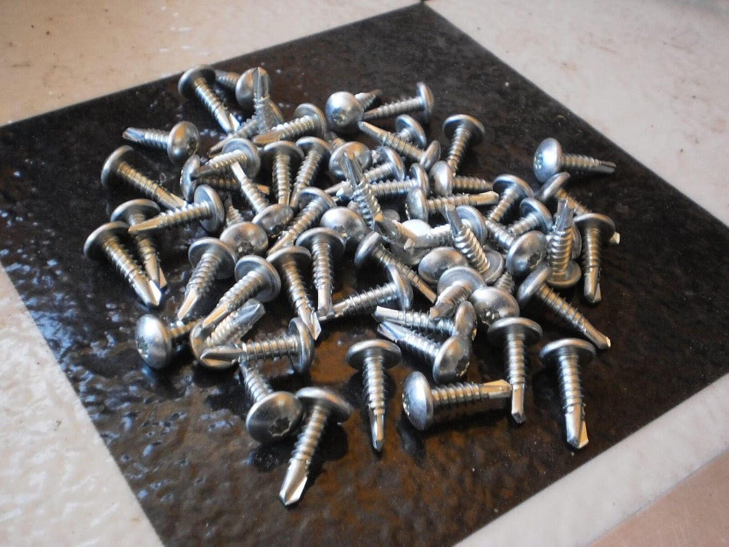 Generic 100- Cargo Trailer Exterior Sheet Panel Metal Screws for Aluminum Skin #10 x 3/4 Fast 194336