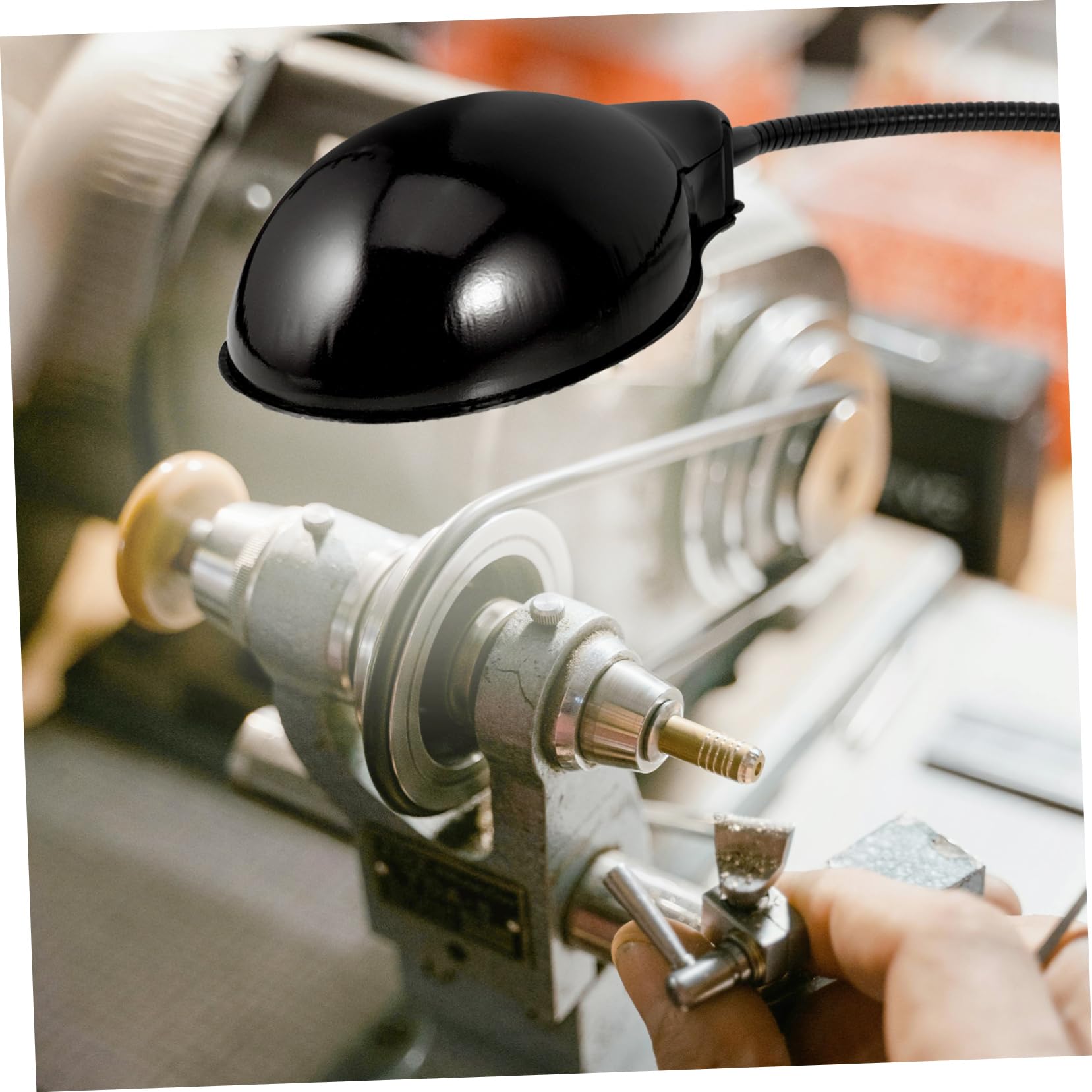 LALAFINA Work Lamp for Bench Lathe Angle Led Flexible Bench Work Light Industrial Grinding Machine Light
