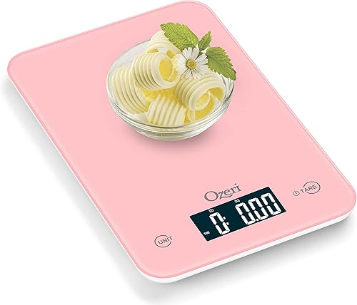 Miniatura 6 de Ozeri Touch - Báscula digital profesional de cocina (edición de 12 libras) en vidrio templado