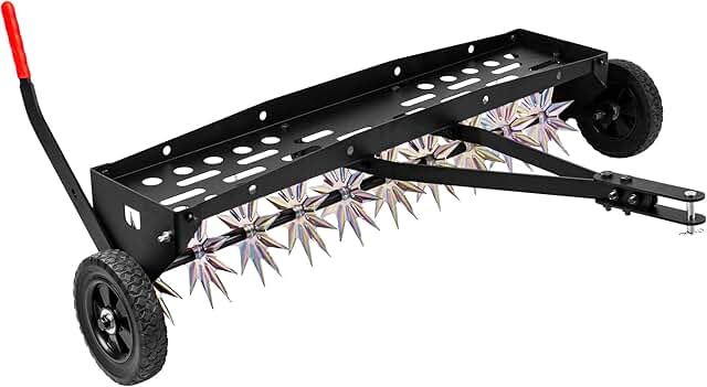 Suchtale 40-Inch Tow-Behind Spike Aerator