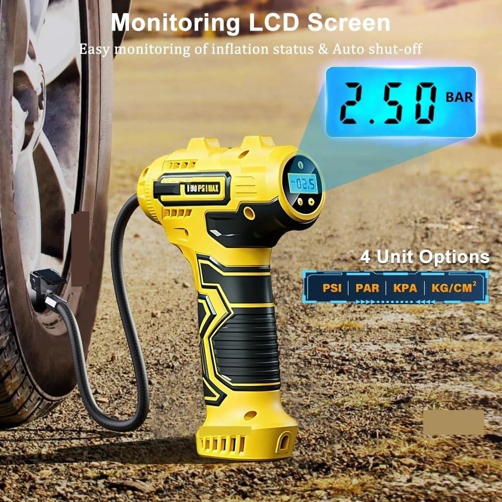 Gonfiatore Per pneumatici portatile Para pompa d'aria Per auto wireless