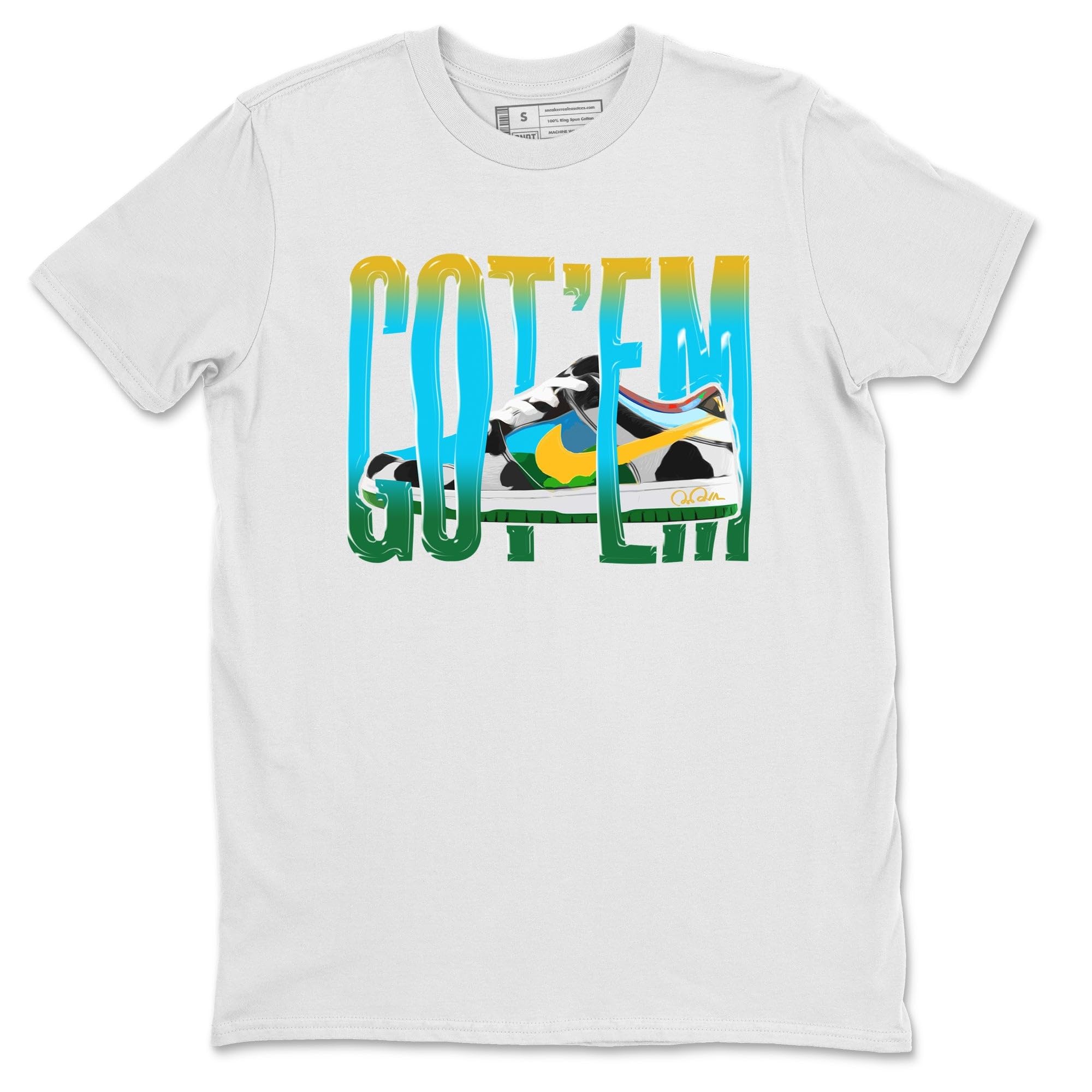 HAMERCOP Ice Cream Design Printed Cotton t-shirtWiggling Gotem Sneaker Matching T-Shirt10562