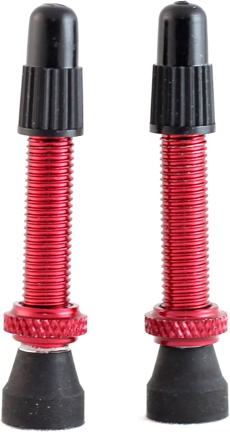 GREDES 35 mm Super Light Red Alloy Bicycle tubeless Valve stem