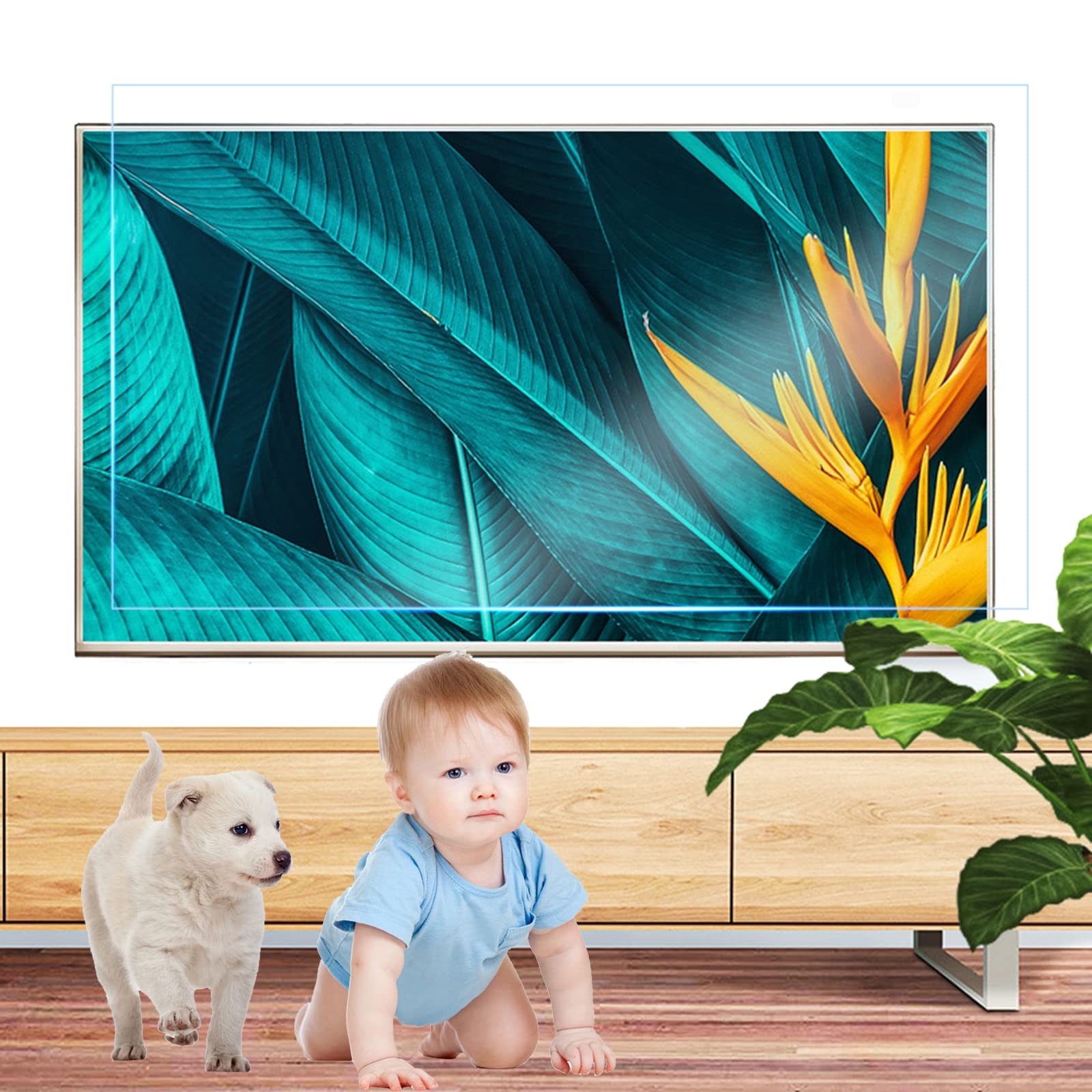Protecteur d'écran TV mat anti lumière bleue 32 pouces pour dalle LCD LED