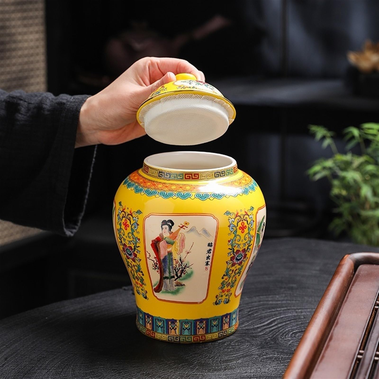 Amazon.com: ZXHFSH Ginger jar vase,Decorative jar, 7.9inch Ginger