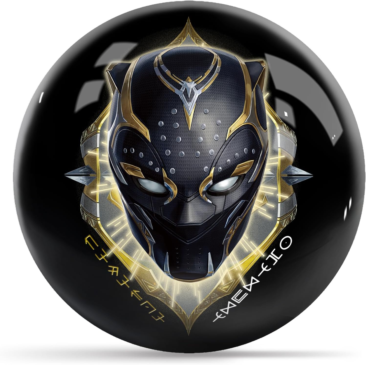 KR Strikeforce Marvel Avengers Black Panthers Wakanda Forever Badge Undrilled Bowling Ball
