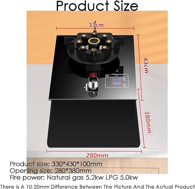 Estufa de Gas 1 Puesto 33x43 cm De Piso miniatura 2