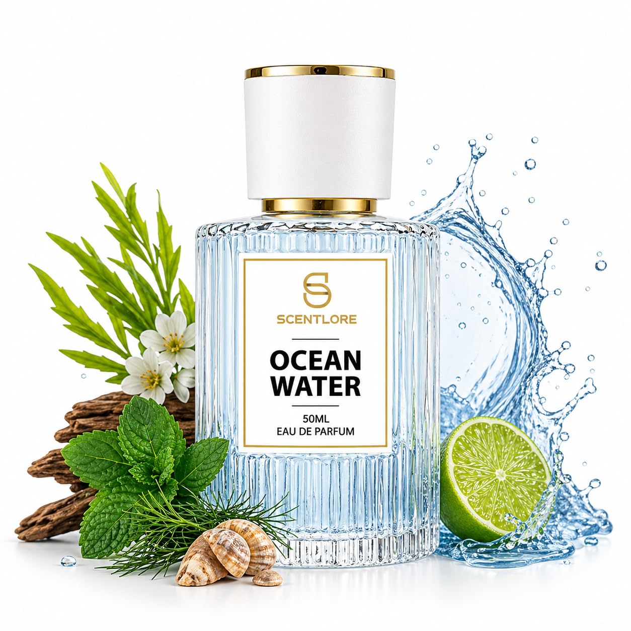 Scentlore Ocean Water Men's Perfume | Fresh Aquatic Woody | Perfume Spray for Men | Cool & Invigorating Fragrance | Gift for Him - 50 ML-picture-43