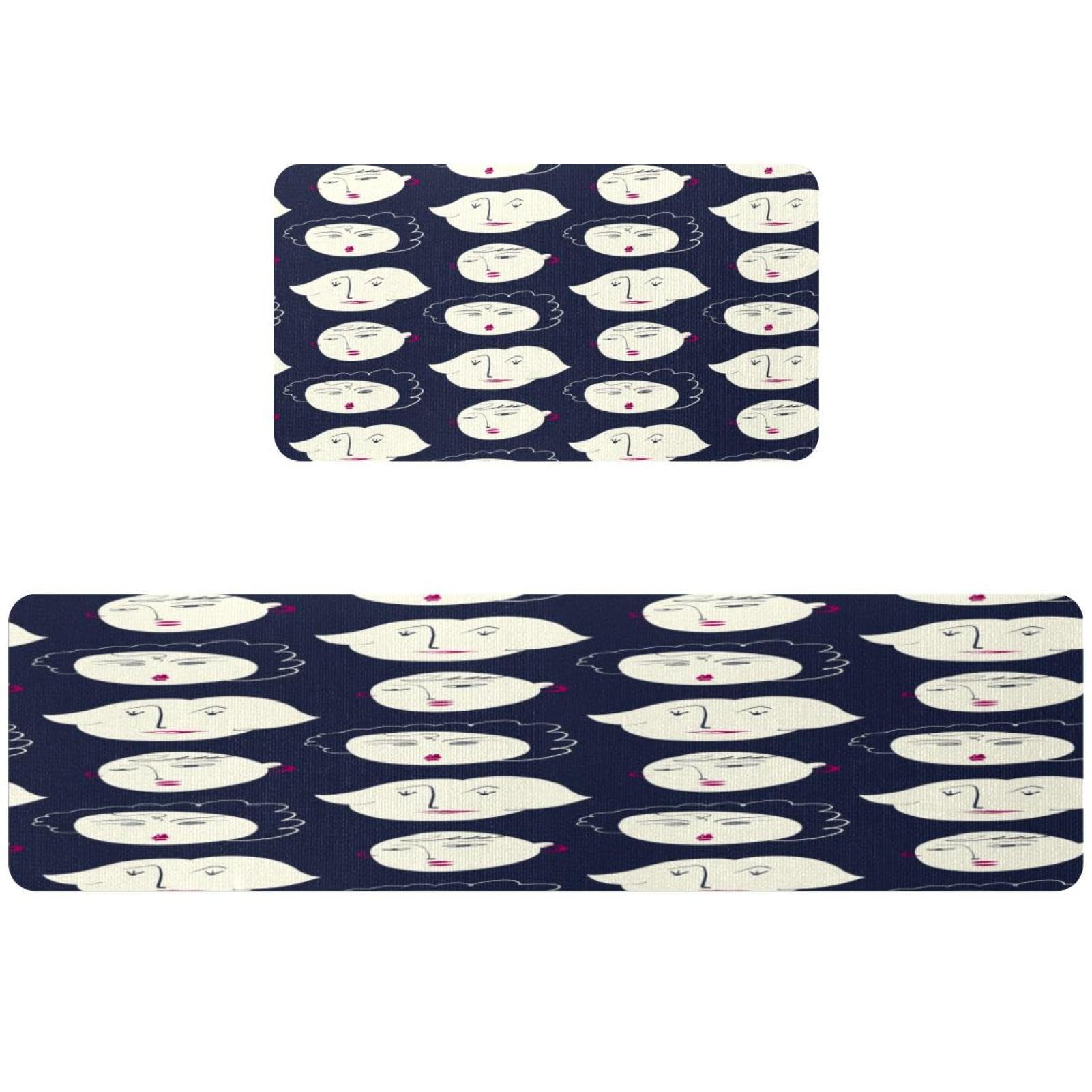Tapis de cuisine lavable et absorbant pour couloir ou buanderie | Lot de 2 de qualité