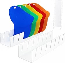 SPACEKEEPER Hat Stand for Baseball Caps, 2 Pack Hat Holder Organizer No Install Acrylic Hat Racks Display Storage for 14 Baseball Caps for Bedroom, Closet, Dresser, White