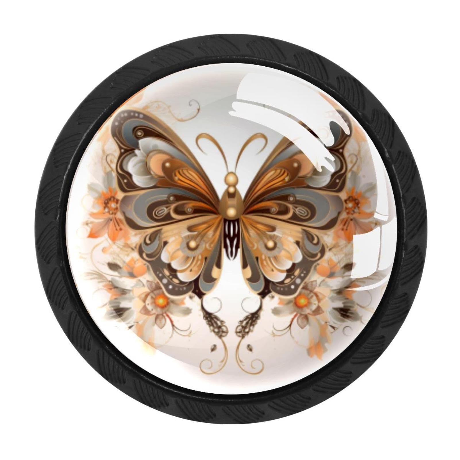 Chenzzzz Multicolored 10 4 Pack Butterfly Kitchen Cabinet Knobs Drawer Knobs Door Dresser Handles For Personalized Gifts Great For Any Occasion