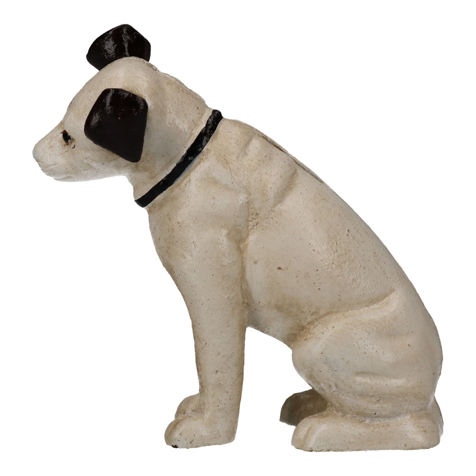 AB Tools HMV Nipper Dog Music Figurine Cast Iron Money Bank Box Change Jar