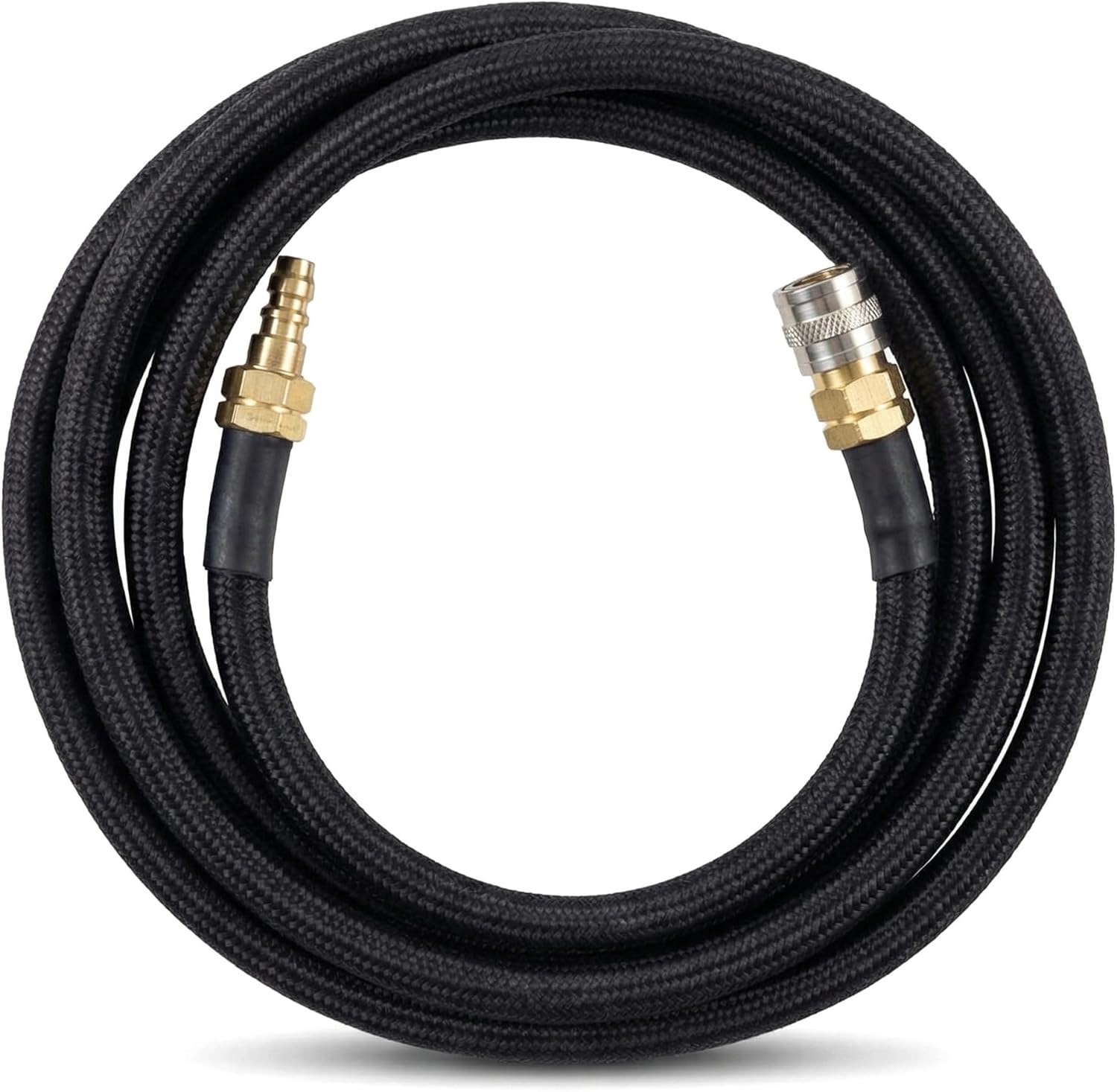 HPA Paintball Air SLP FLEX Hose Remote Line,Lower Pressure Co2 Hose with US Foster Coupler,1/8" Industrial Interchange,Support 0-200psi Input Pressure
