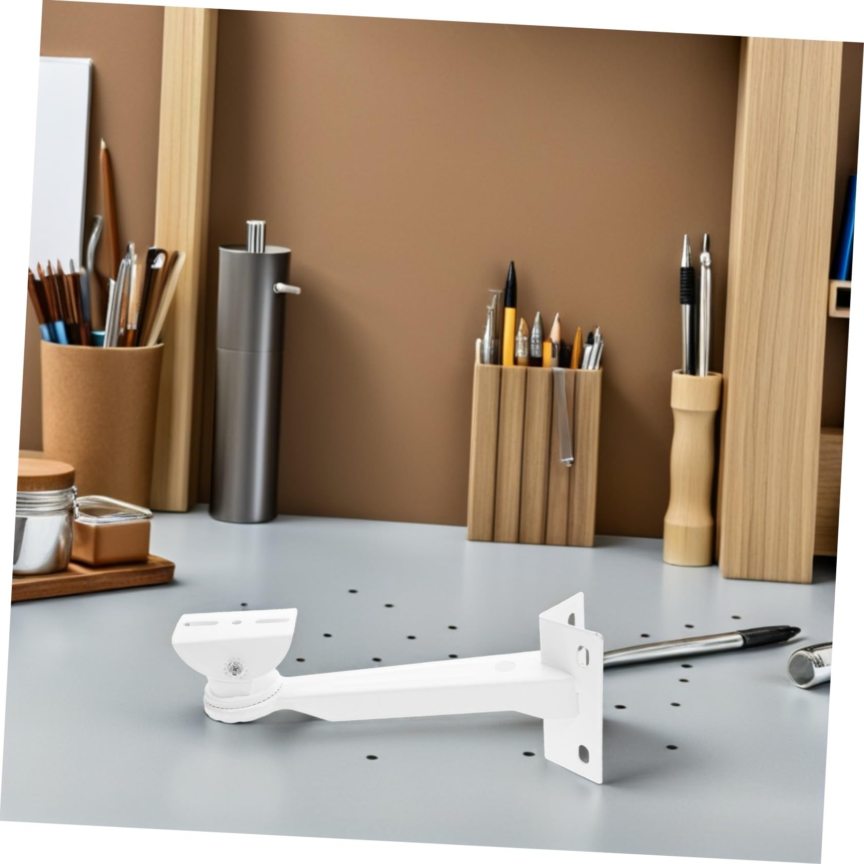 PRETYZOOM 2 Sätze Teiliges Stahl Überwachungskamera Eckhalterung Verstärkt Robust Platzsparend Wand Deckenmontage für Dome Kameras Winkel Langlebige -halterung