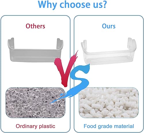 Miniatura 4 de 242126602 - Contenedor de repuesto para puerta de refrigerador compatible con Frigidaire, Gibson, Kelvinator. Reemplaza 547407 AP6278233 PS12364199