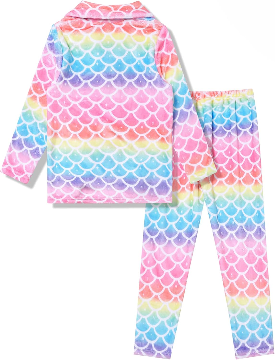 CHILDRENSTAR Girls Fleece Pajamas Pj Set Warm Winter Fall Sleepwear Soft Tops Pants - Image 2