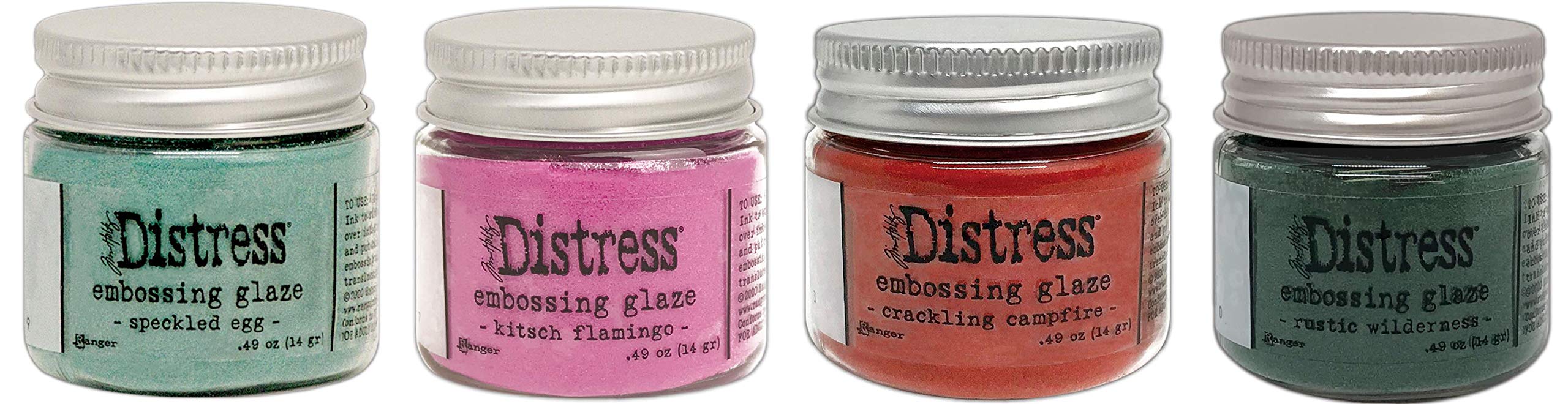 Buy Tim Holtz Distress Embossing Glazes Speckled Egg, Kitsch Flamingo