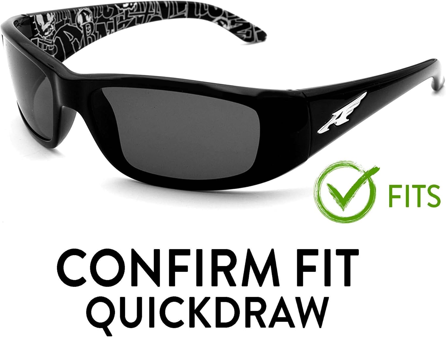 APEX Polarized Replacement Lenses for Arnette Quick Draw AN4178 Sunglasses - (Deep Blue)